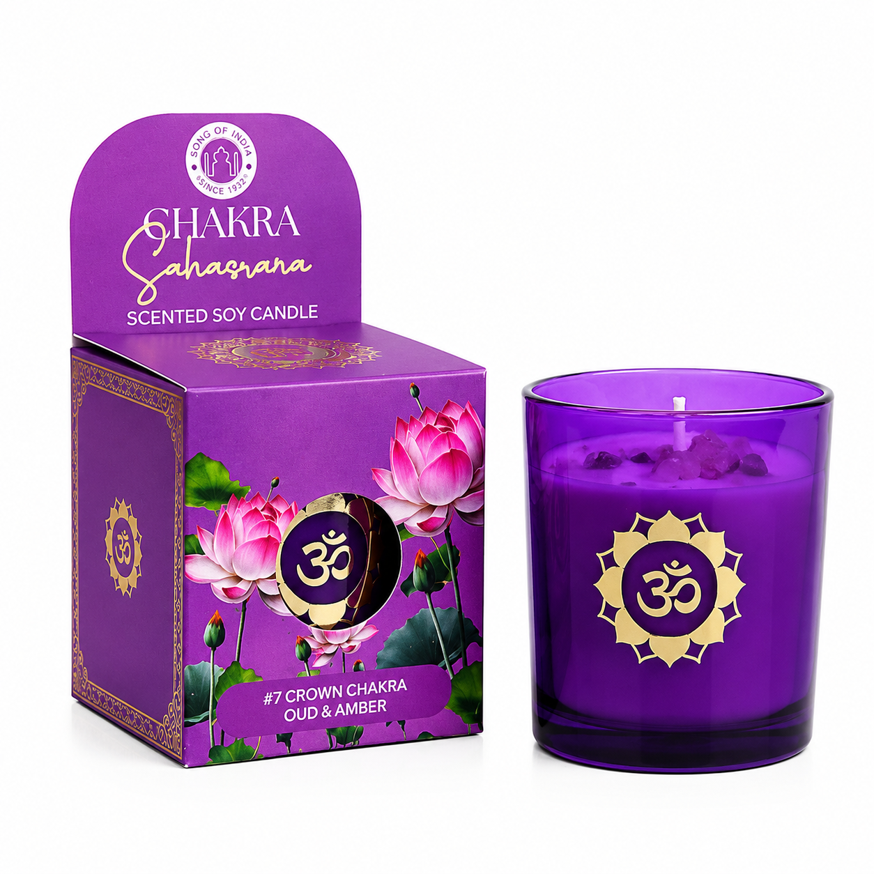Ajna Chakra Duftlys – Oud & Amber