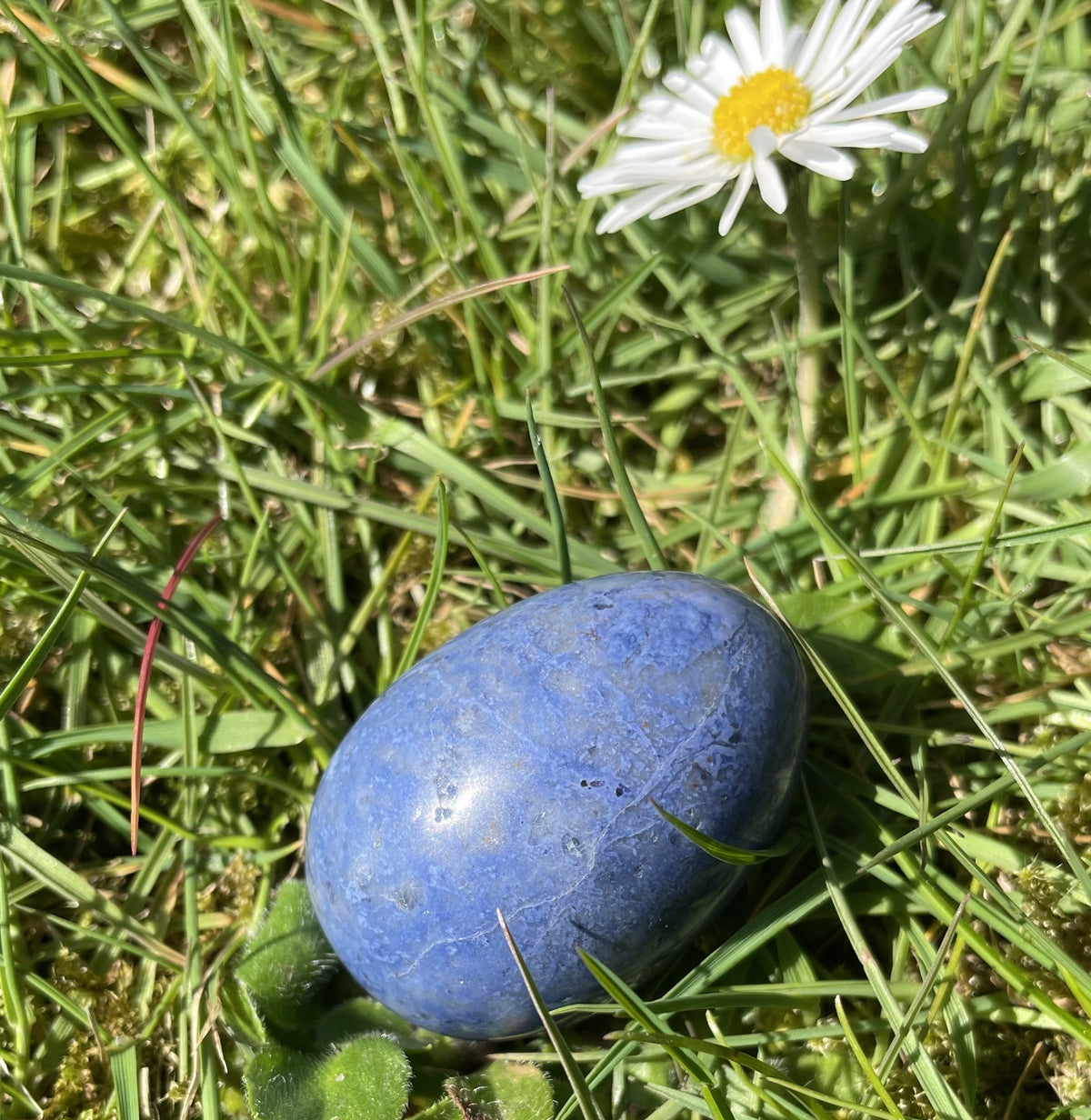 Dumortierit æg 3,5 cm 2