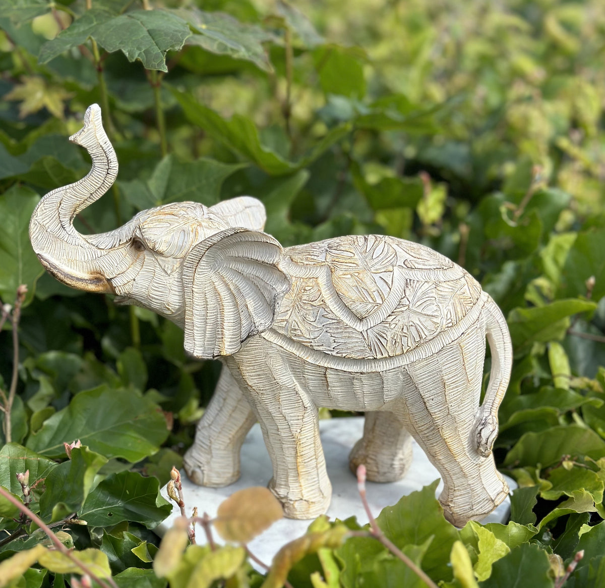 Elefant beige stor 1