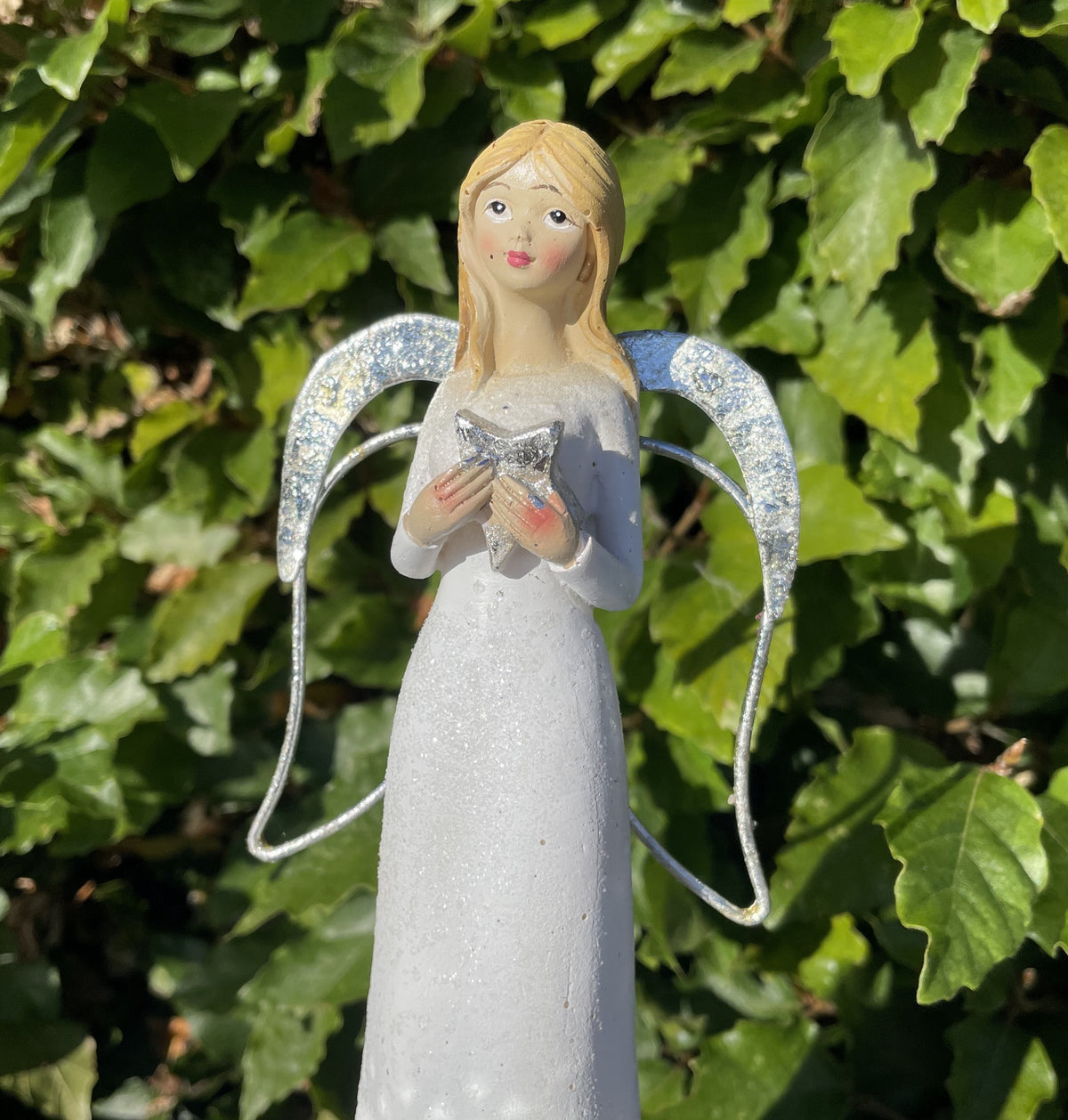 Engel med stjerne i hånd - 20 cm 3