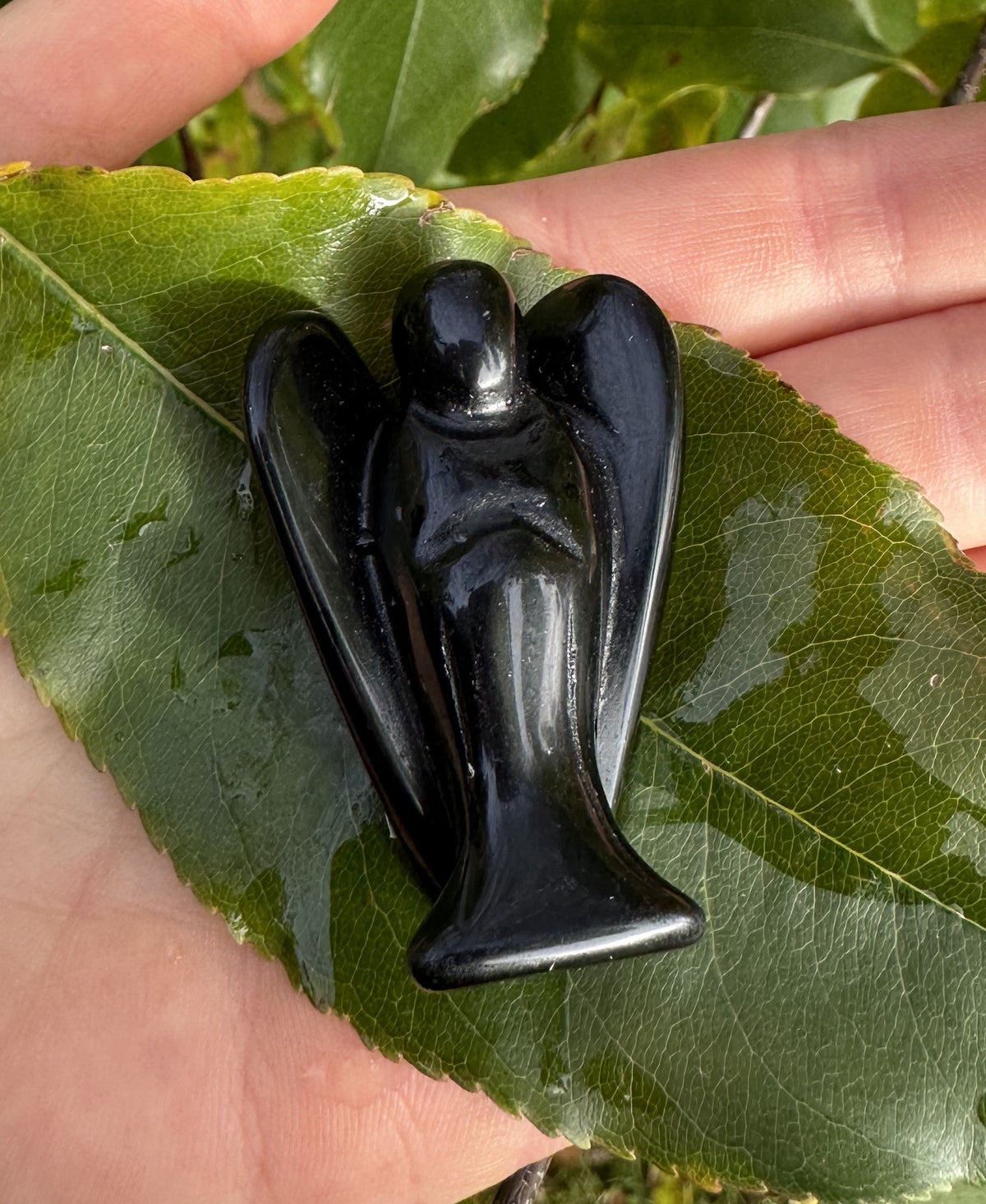 Engel sort obsidian - 5 cm. 1