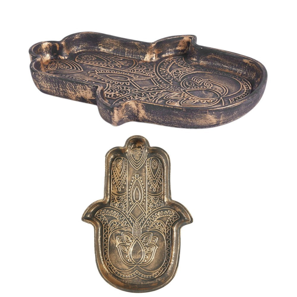 Fatimas hånd bronze fad 1