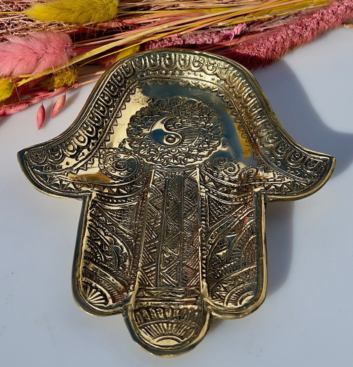 Fatimas hånd skål Guld 3