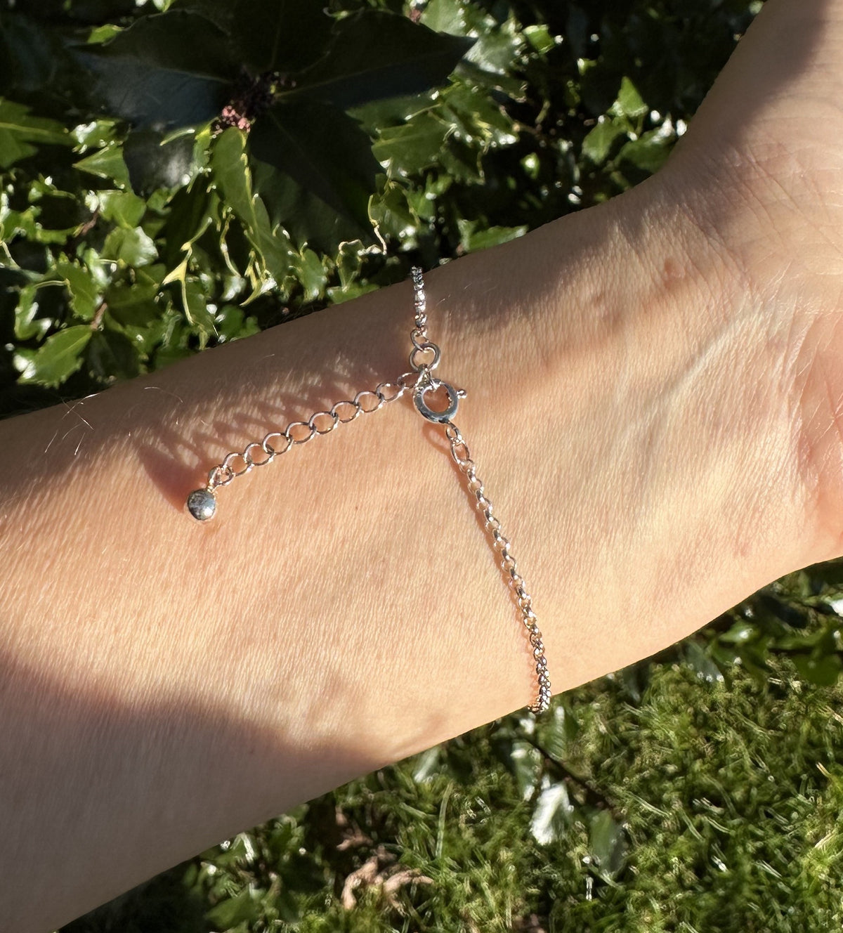 Armbånd med uendelighedstegn i sølv. 2