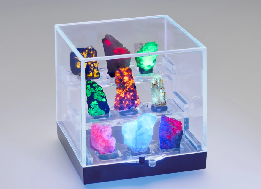 Fluorescerende krystal sæt 1