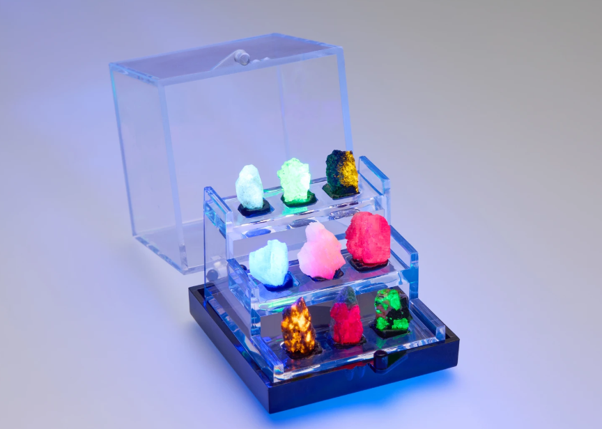 Fluorescerende krystal sæt 2