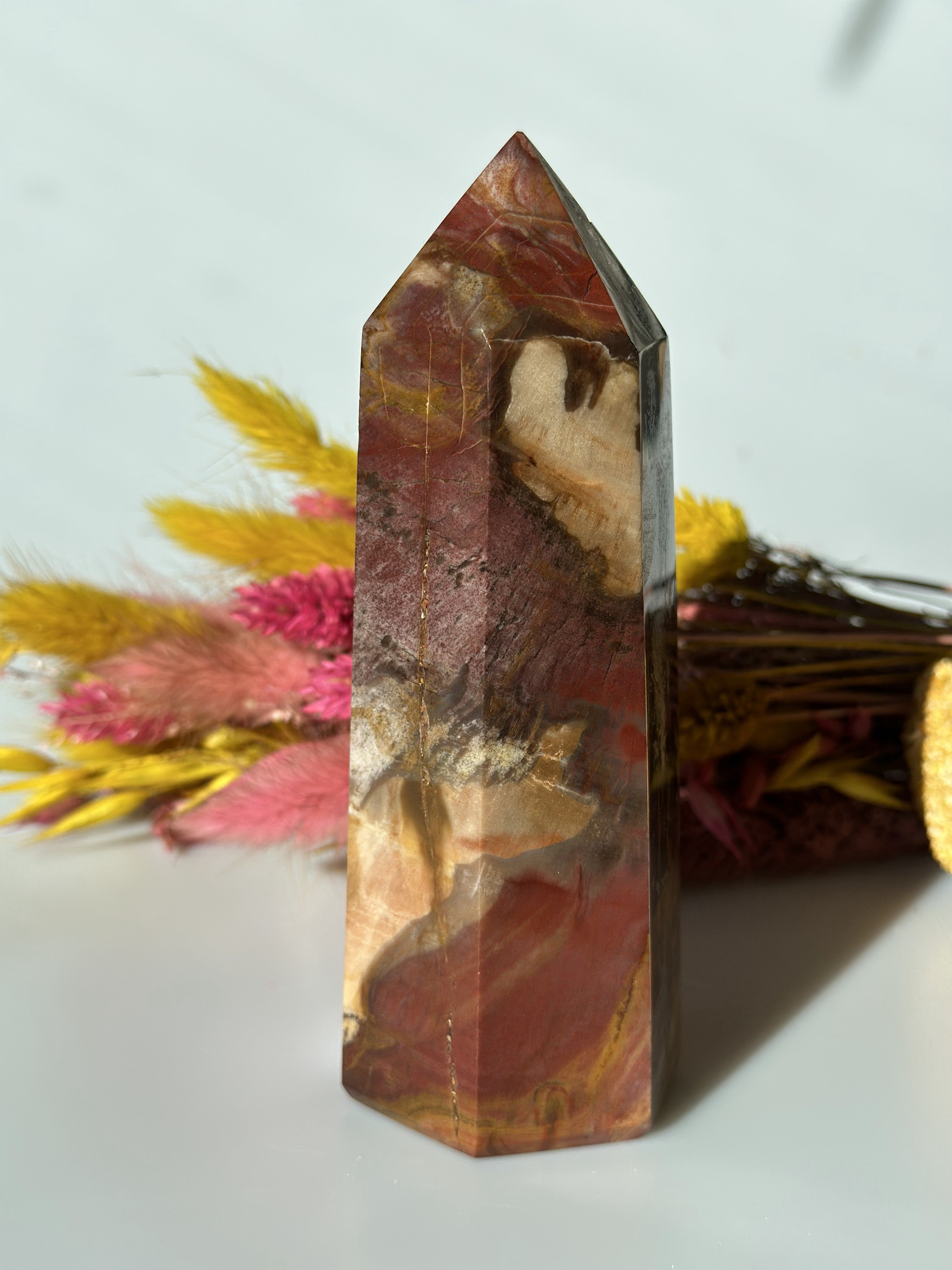 Forstenet træ tårn 13,5 cm 1