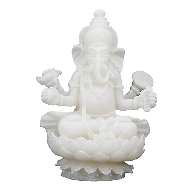 Ganesh siddende på lotus blomst 5