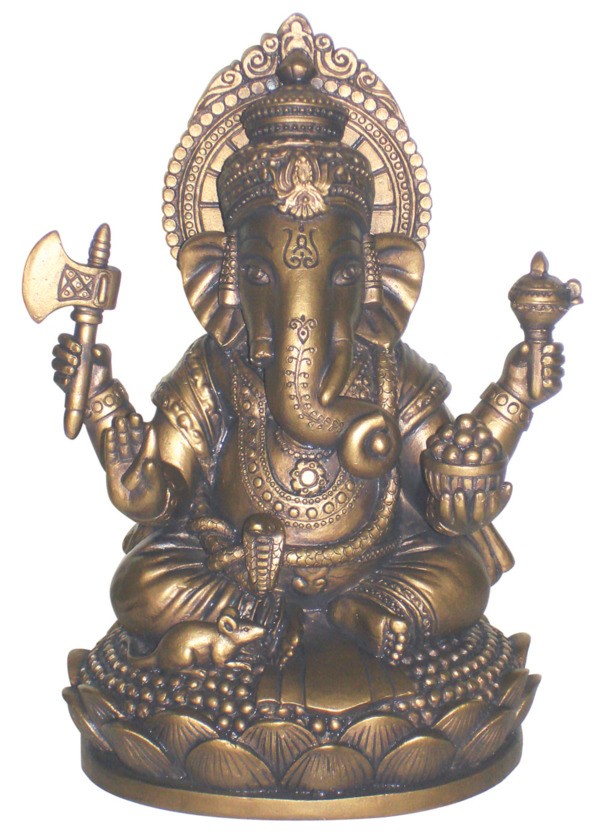 Ganesha 17 cm Bronze