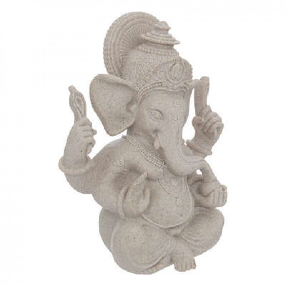 Ganesha sandfarvet 25 cm 1