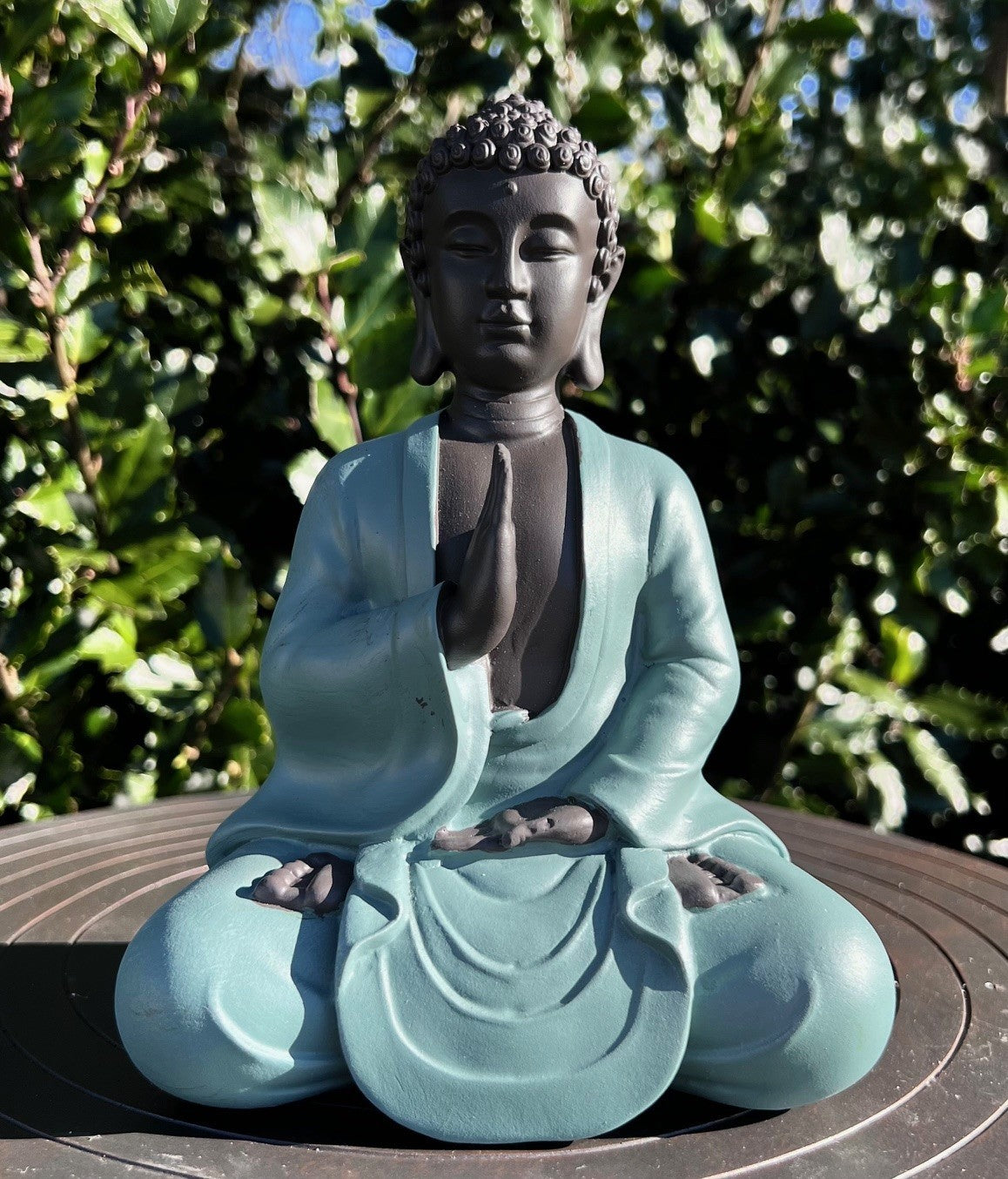 Grøn buddha statue 1