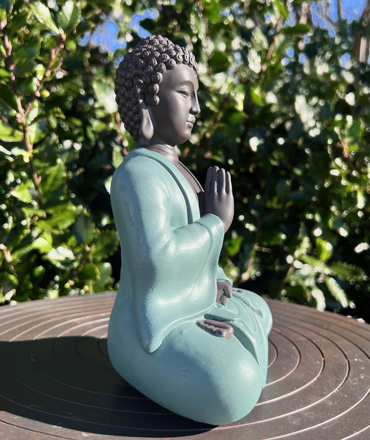 Grøn buddha statue 2
