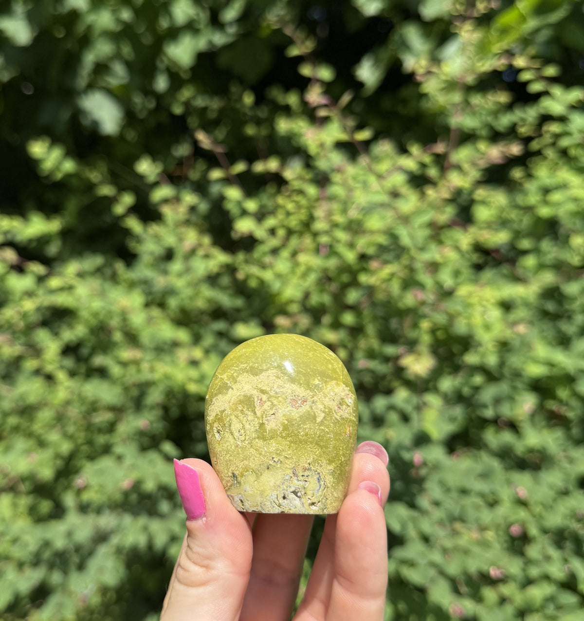 Grøn opal freeform 5 - 6 2