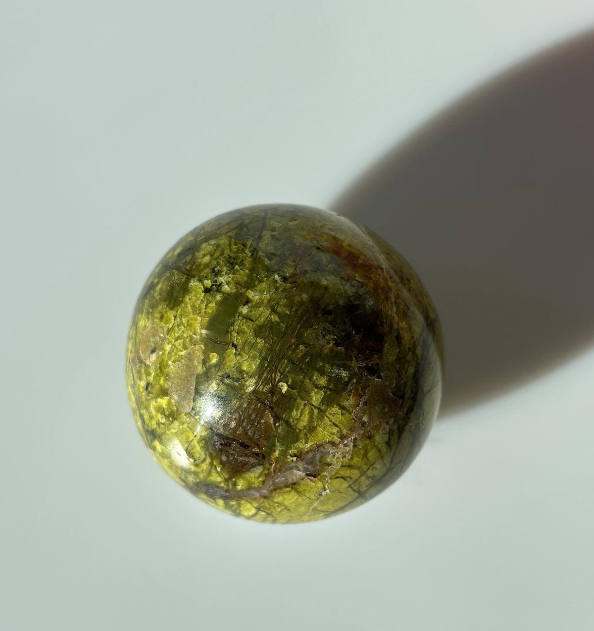 Grøn opal kugle 5 - 6 cm 3