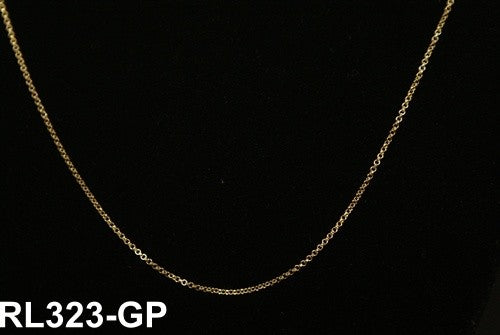Halskæde guld 50 cm