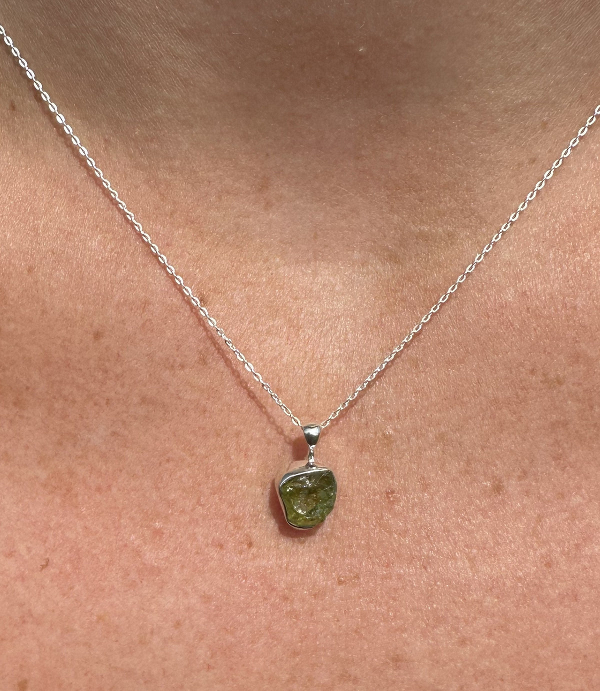 Halskæde m. Peridot 3