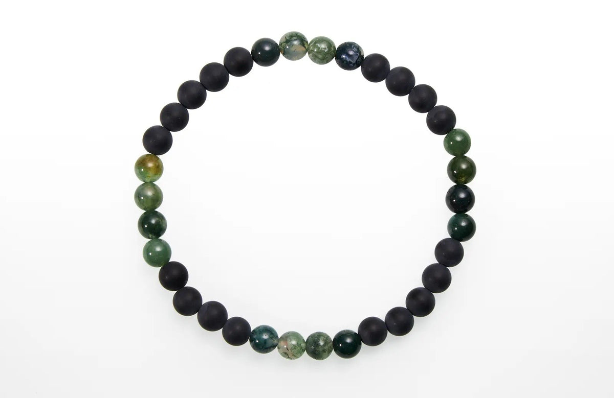 Herre armbånd med onyx mix 4