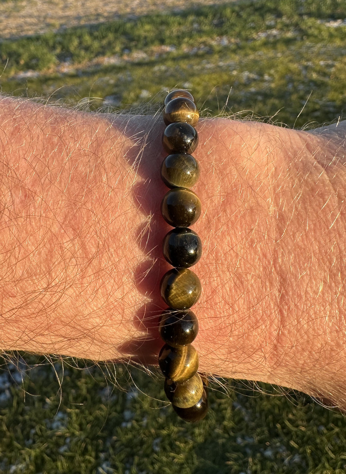 Herre armbånd tigerøje mix - 8 mm 1