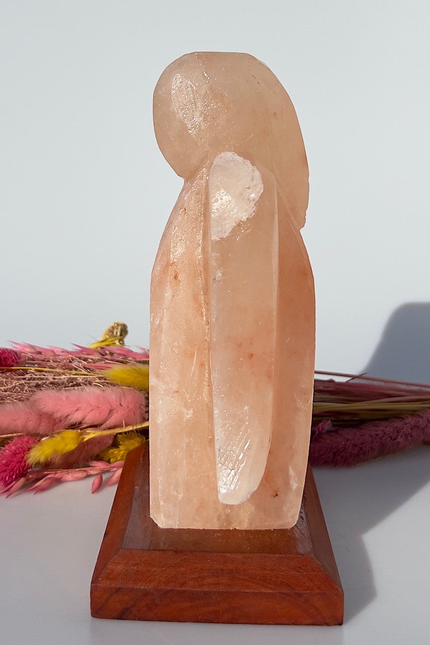 Himalaya Saltlampe med Engel 3
