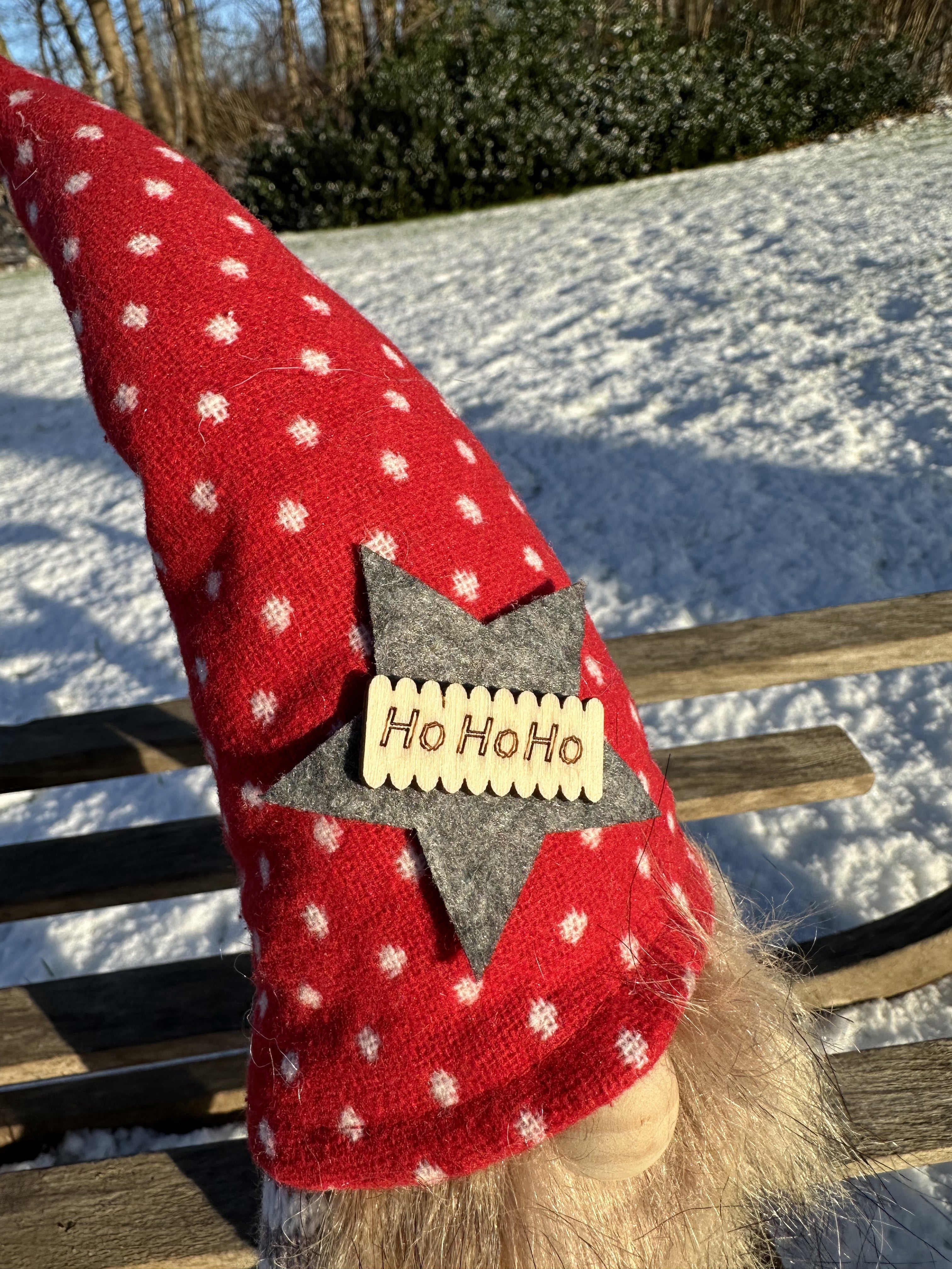 Ho Ho Nisse - brun skæg 2