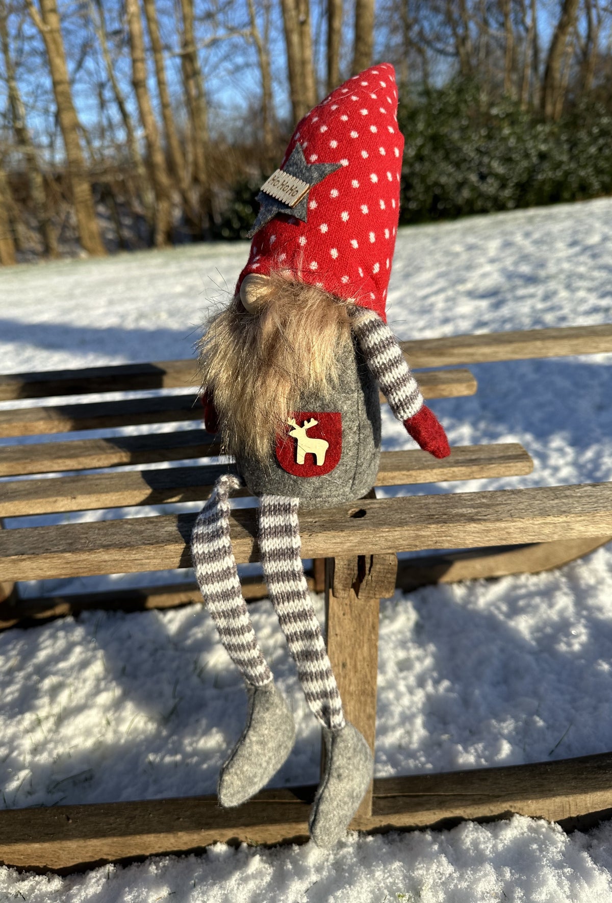 Ho Ho Nisse - brun skæg 4