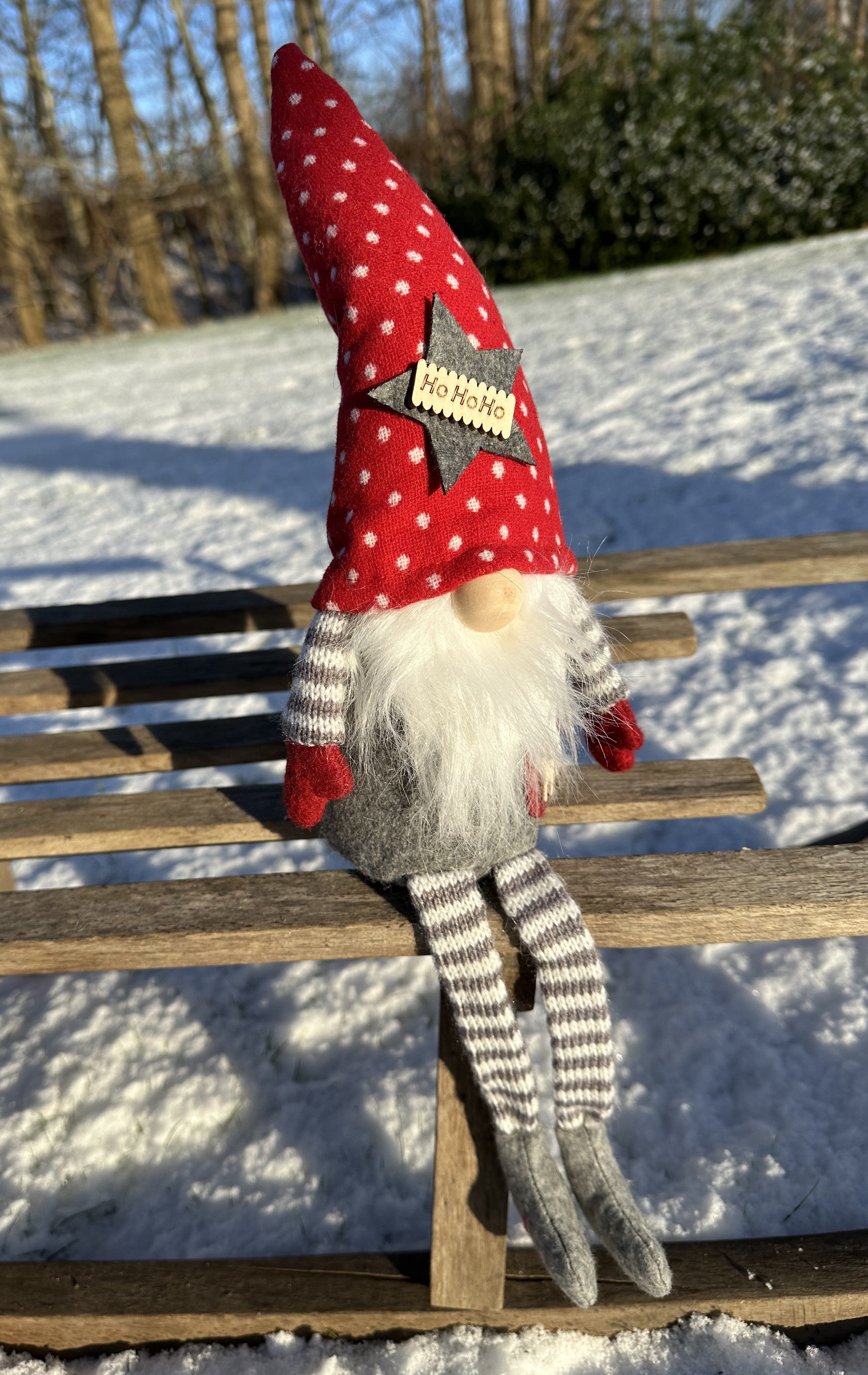 Ho Ho Nisse - hvid skæg 1
