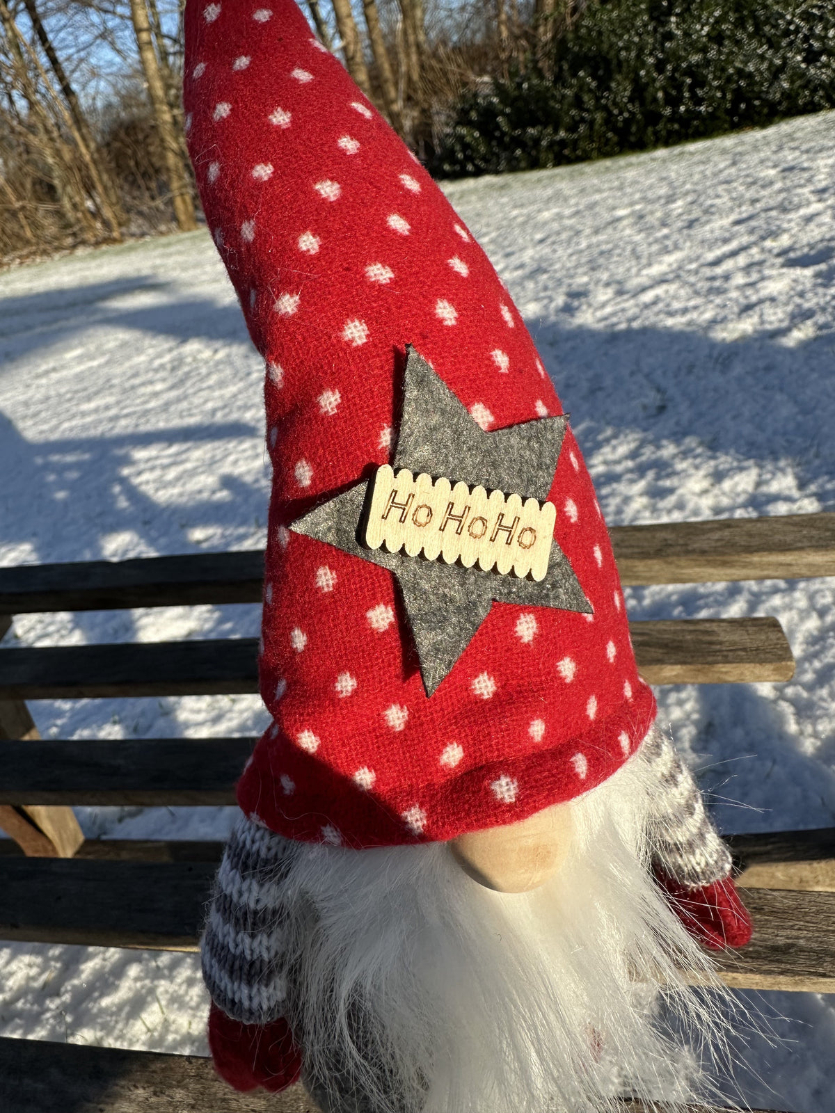 Ho Ho Nisse - hvid skæg 3