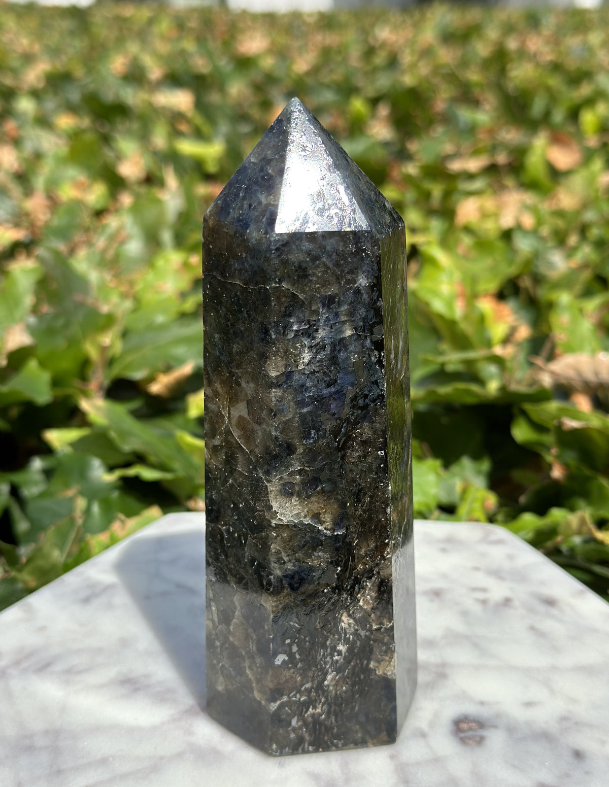 Iolit - cordierit tårn 15,5 cm 2