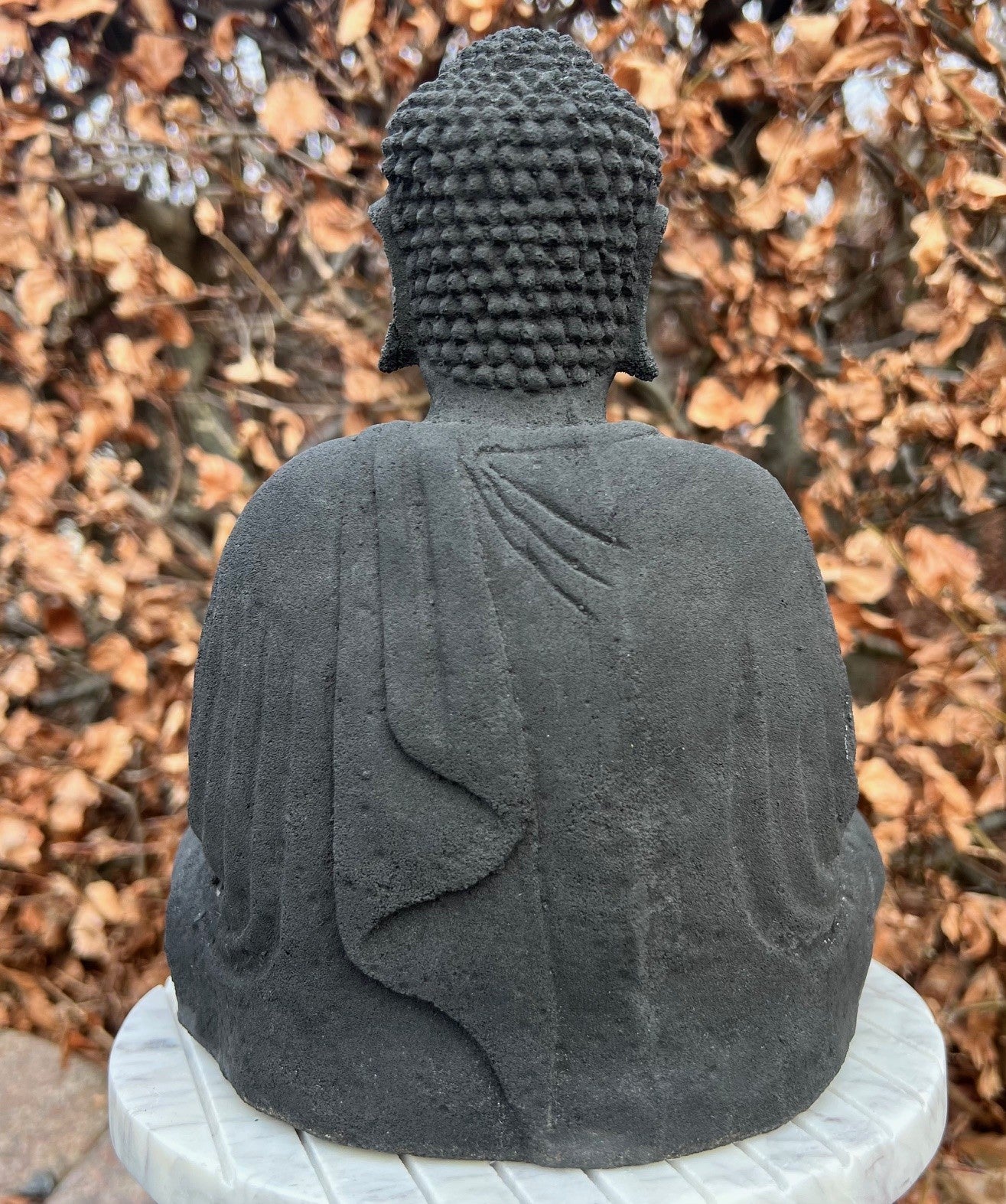 Japansk Buddha - Grå/sort 5