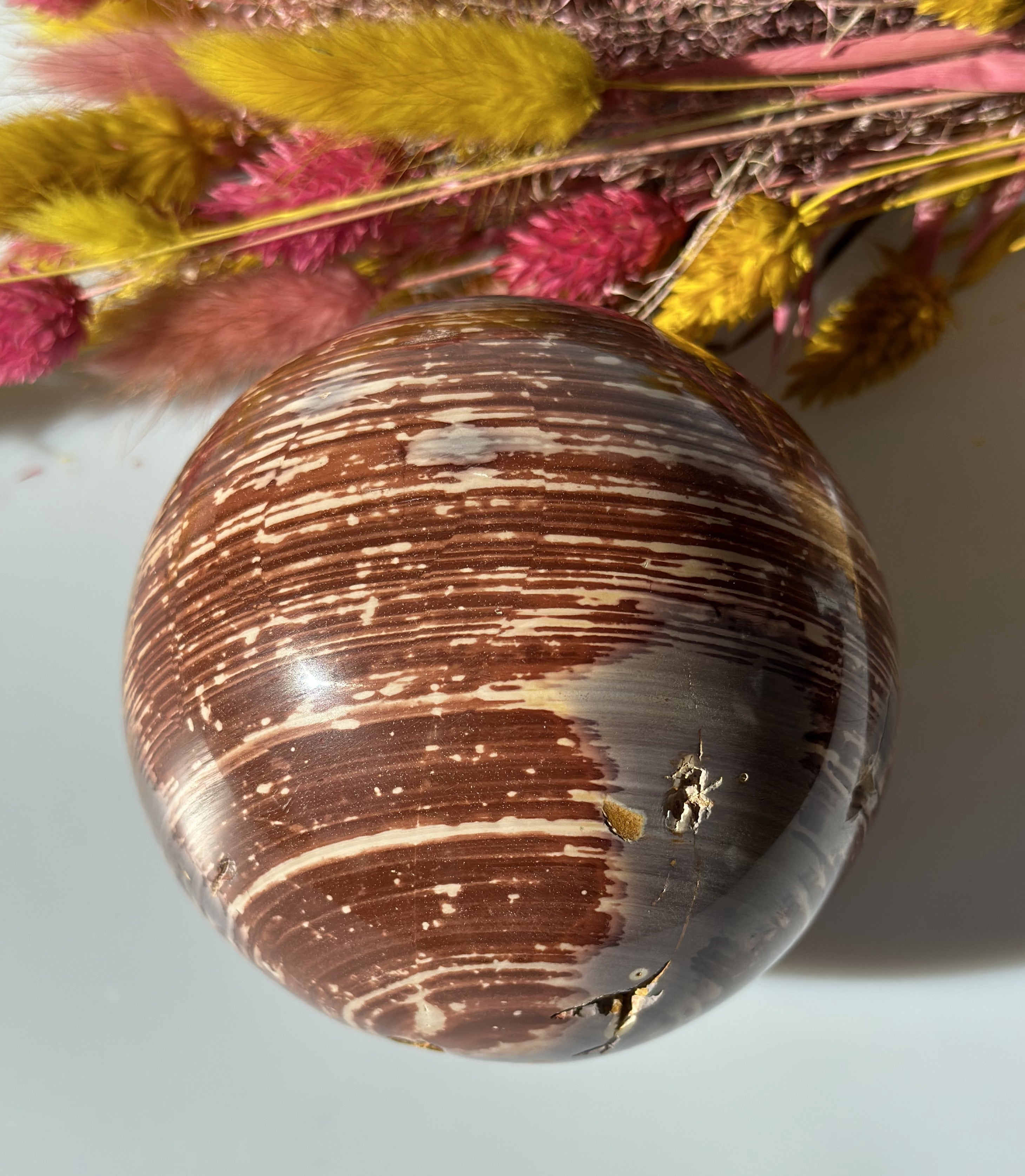 Jaspis kugle 9,7 cm 4