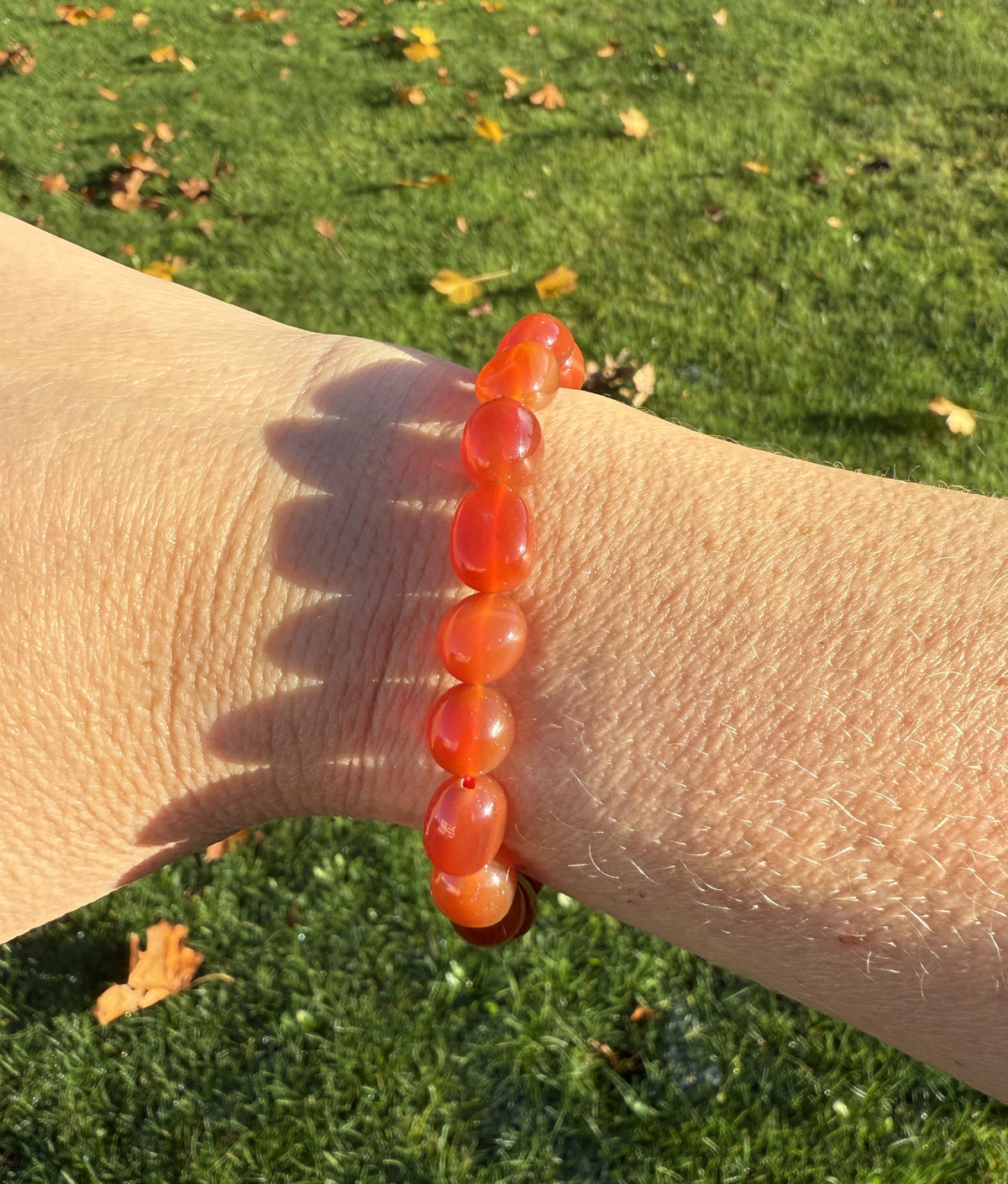 Karneol armbånd 0.7 - 14 mm 2