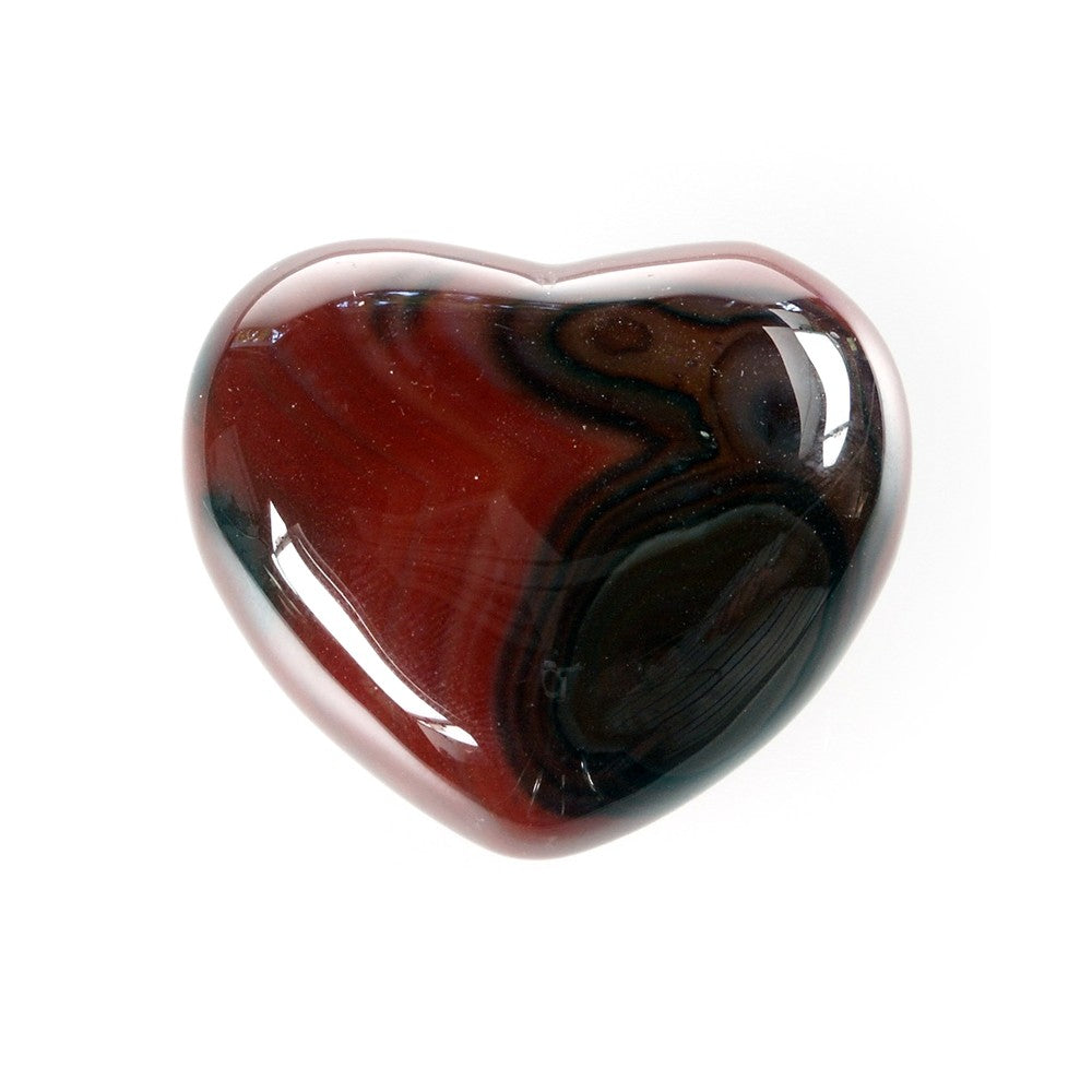 Karneol hjerte 4 cm 2