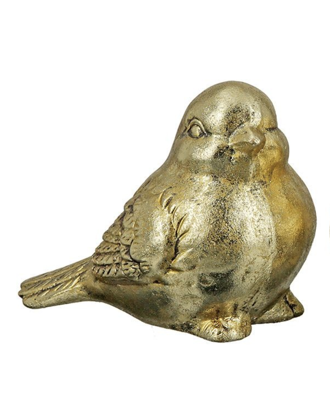 Keramisk guld fugl - Amira 9,5 cm 1