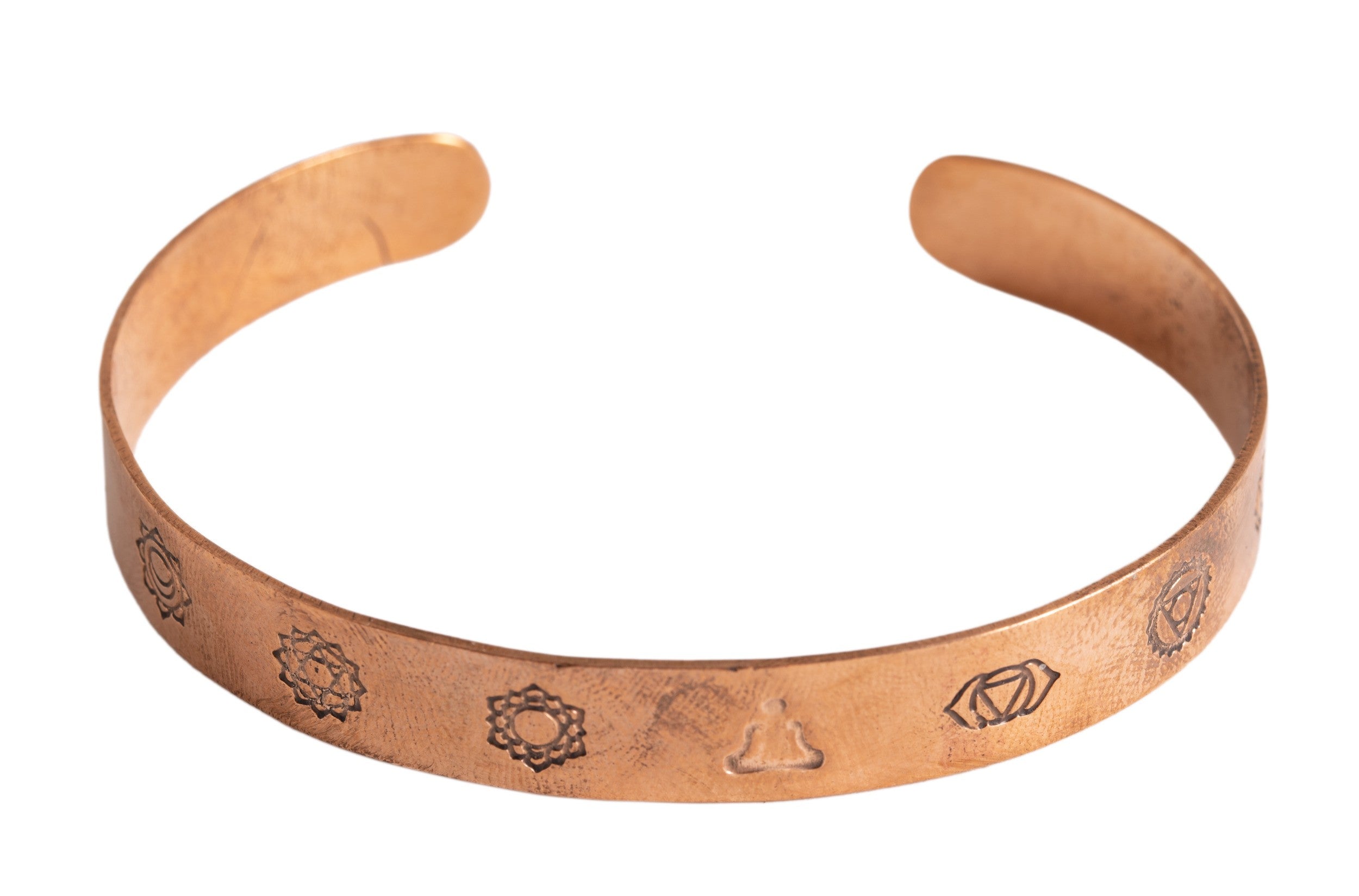 Kobber armbånd chakra 5