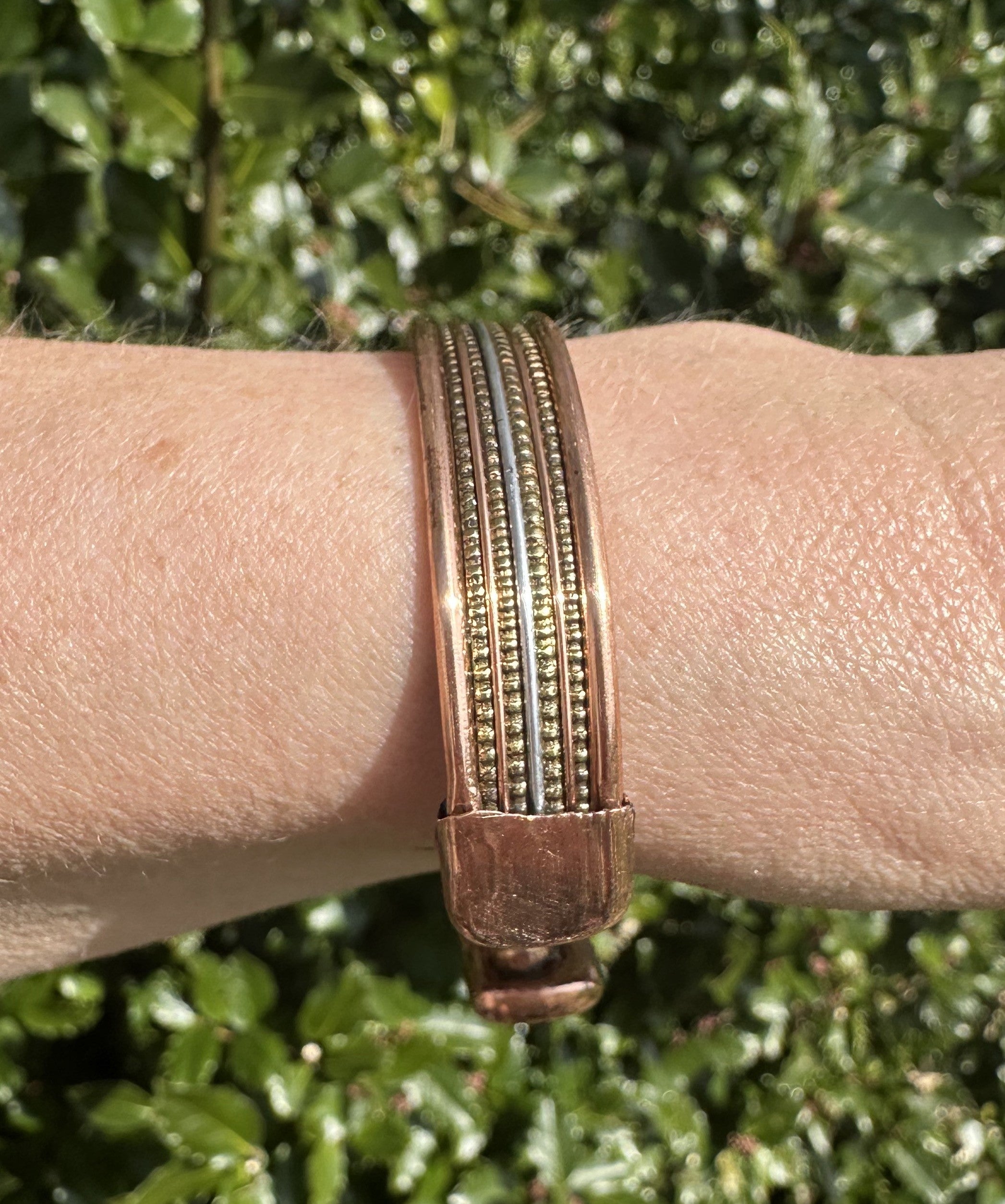 Kobber armbånd med magnetbånd 3