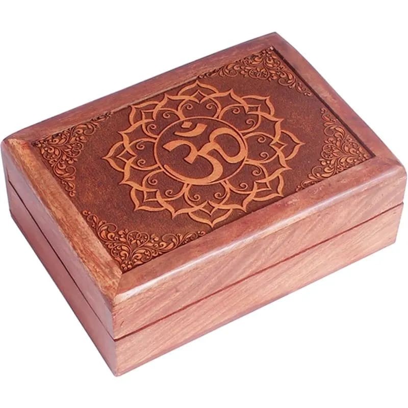 Kort box med symbolet OHM 3