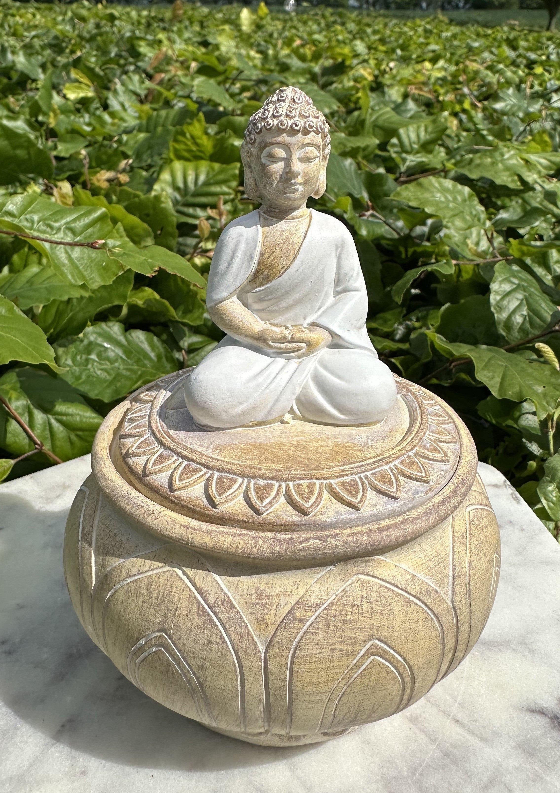 Krukke med buddha 2