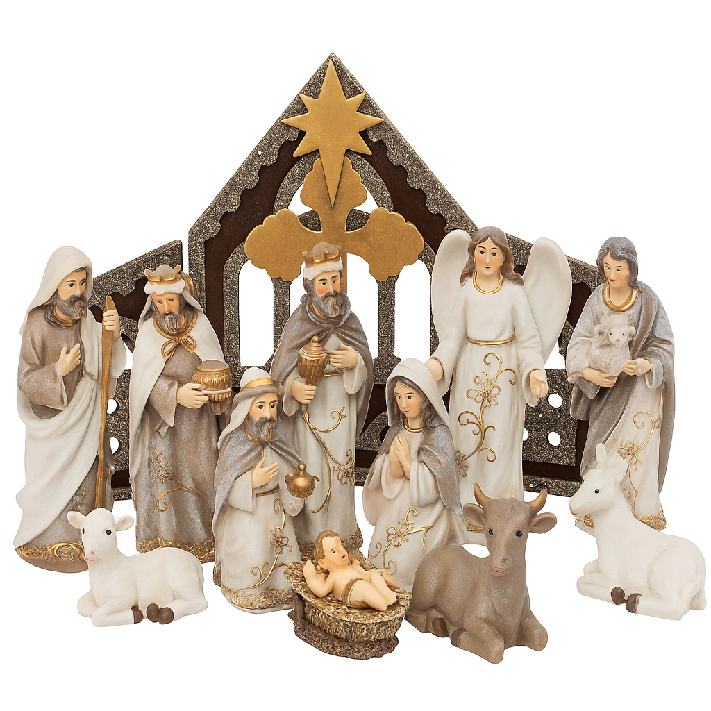 Krybbespil m. 11 figurer 1