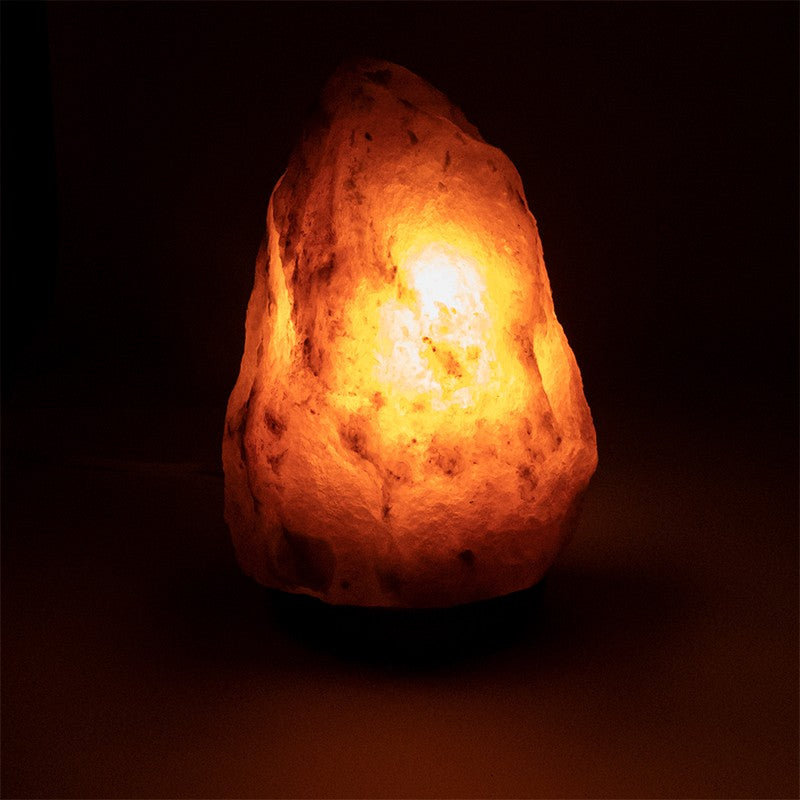 Krystal Salt lampe Grå 2