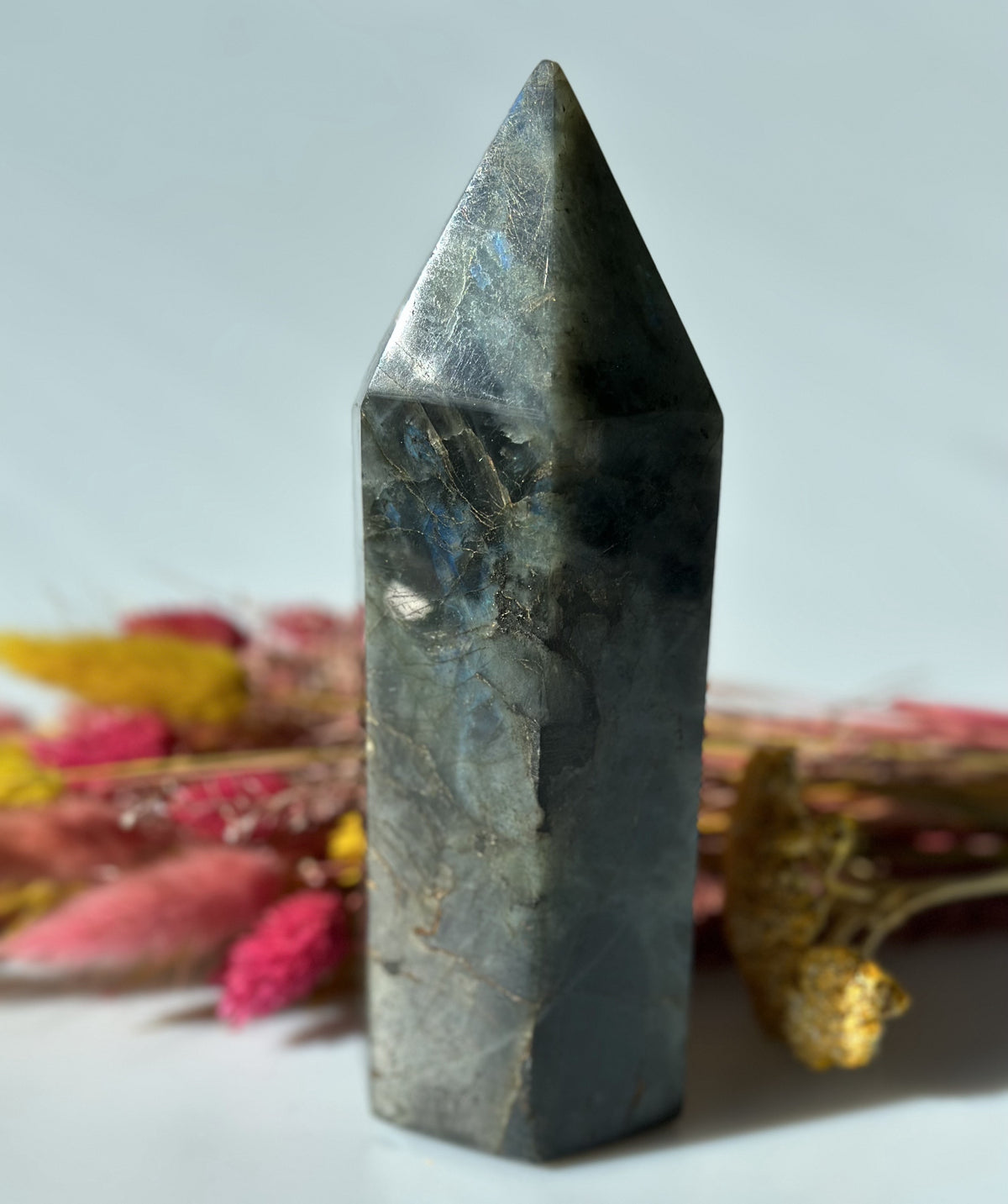 Labradorit tårn 17,5 cm 3