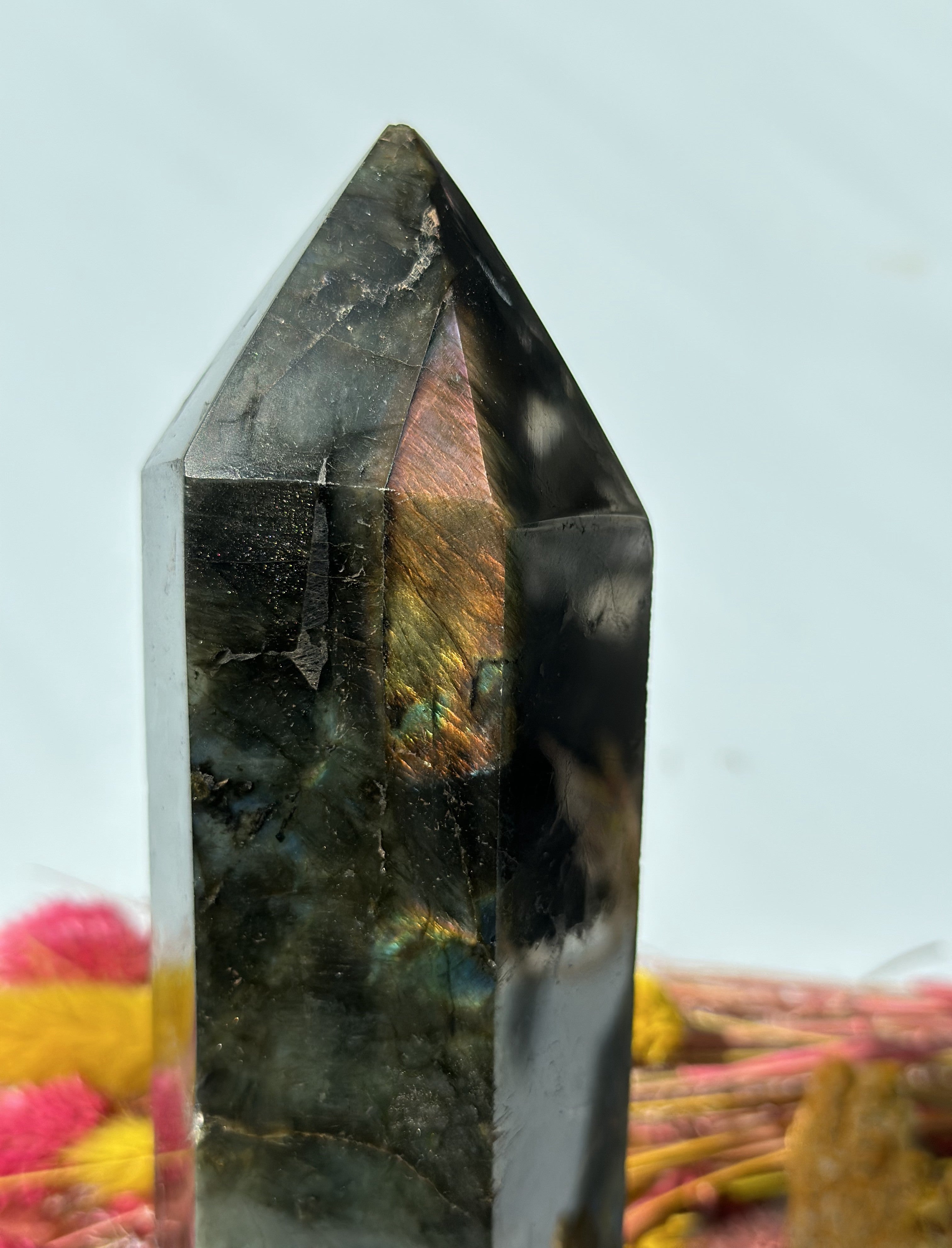 Labradorit tårn 19,6 cm 4