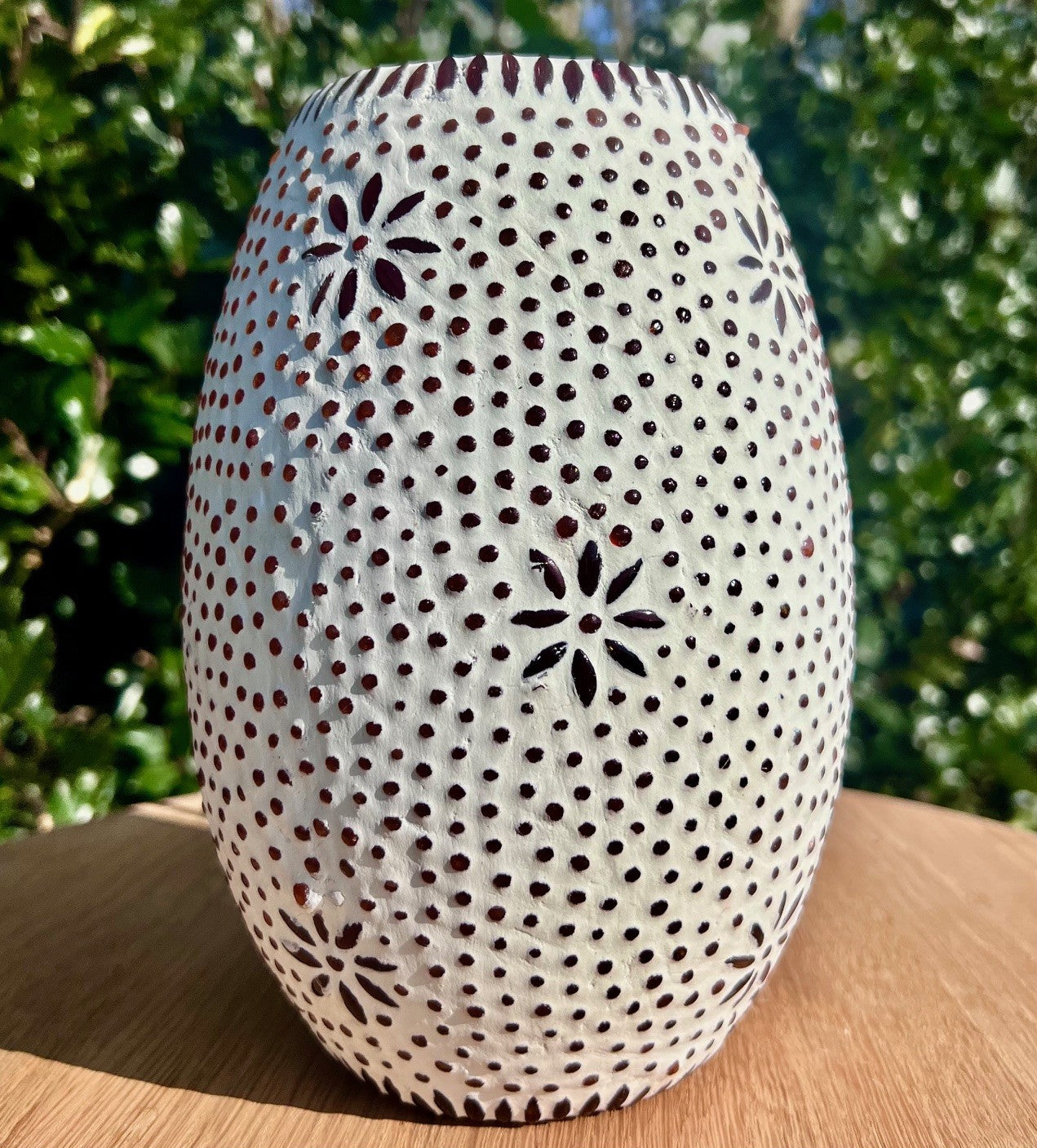 Lampe i glas - Rød 2