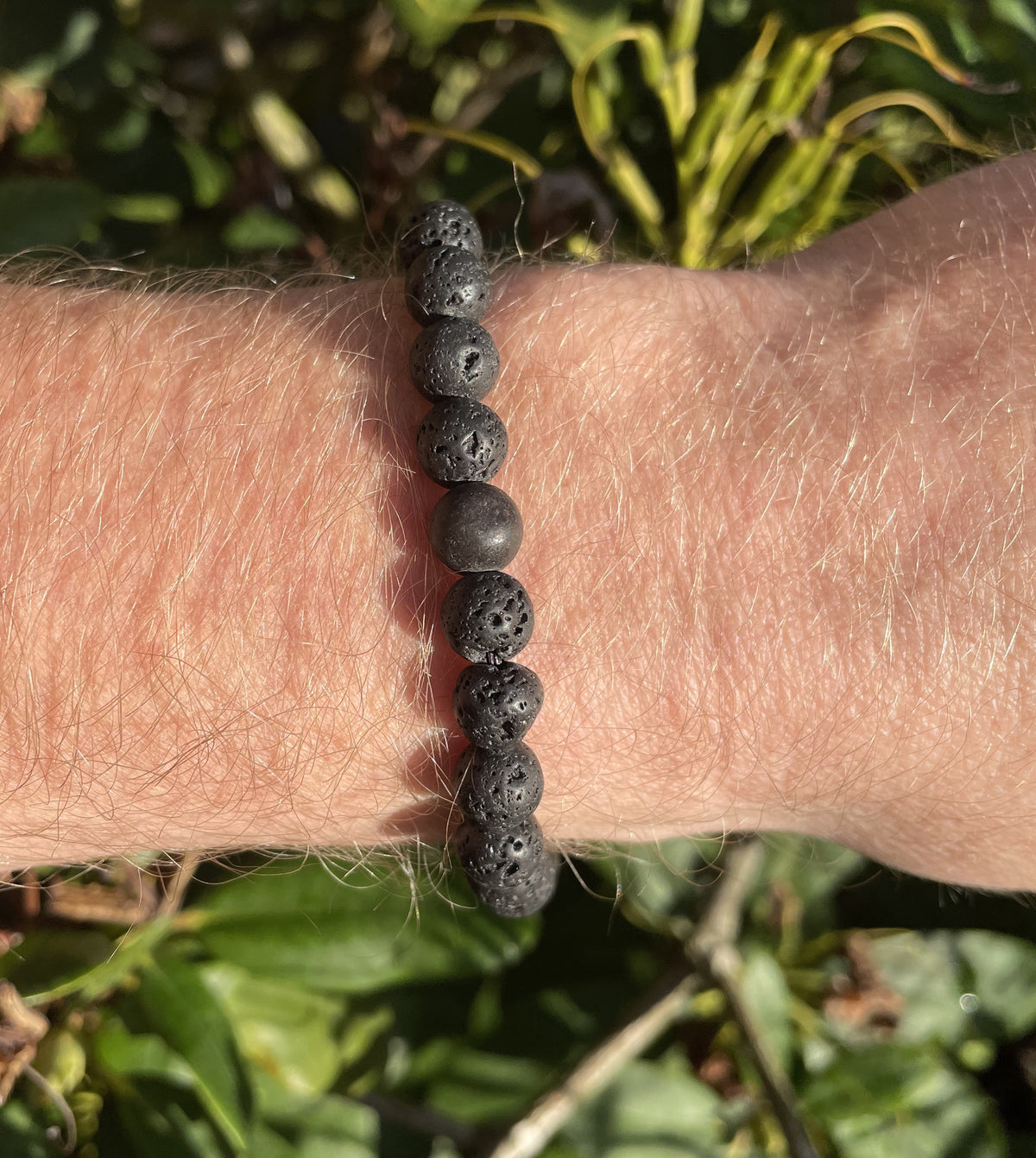 Lava herre armbånd 8 mm 1