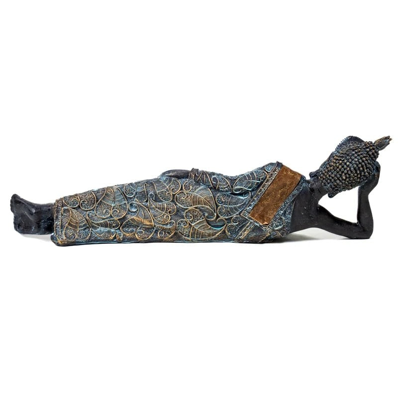 Liggende thailandsk Buddha 36 cm 2