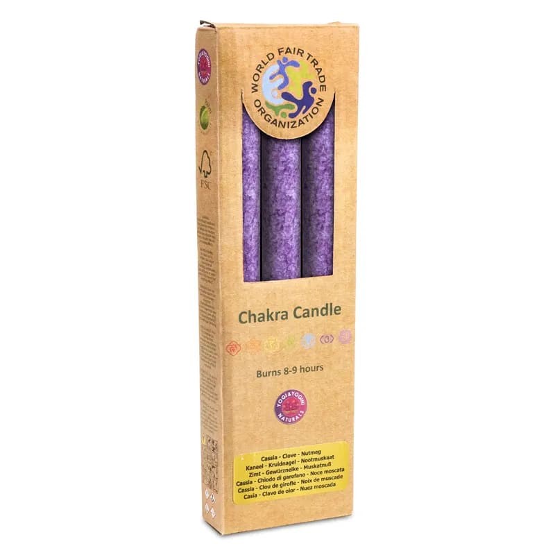 Lilla stearinlys 7. Chakra 2