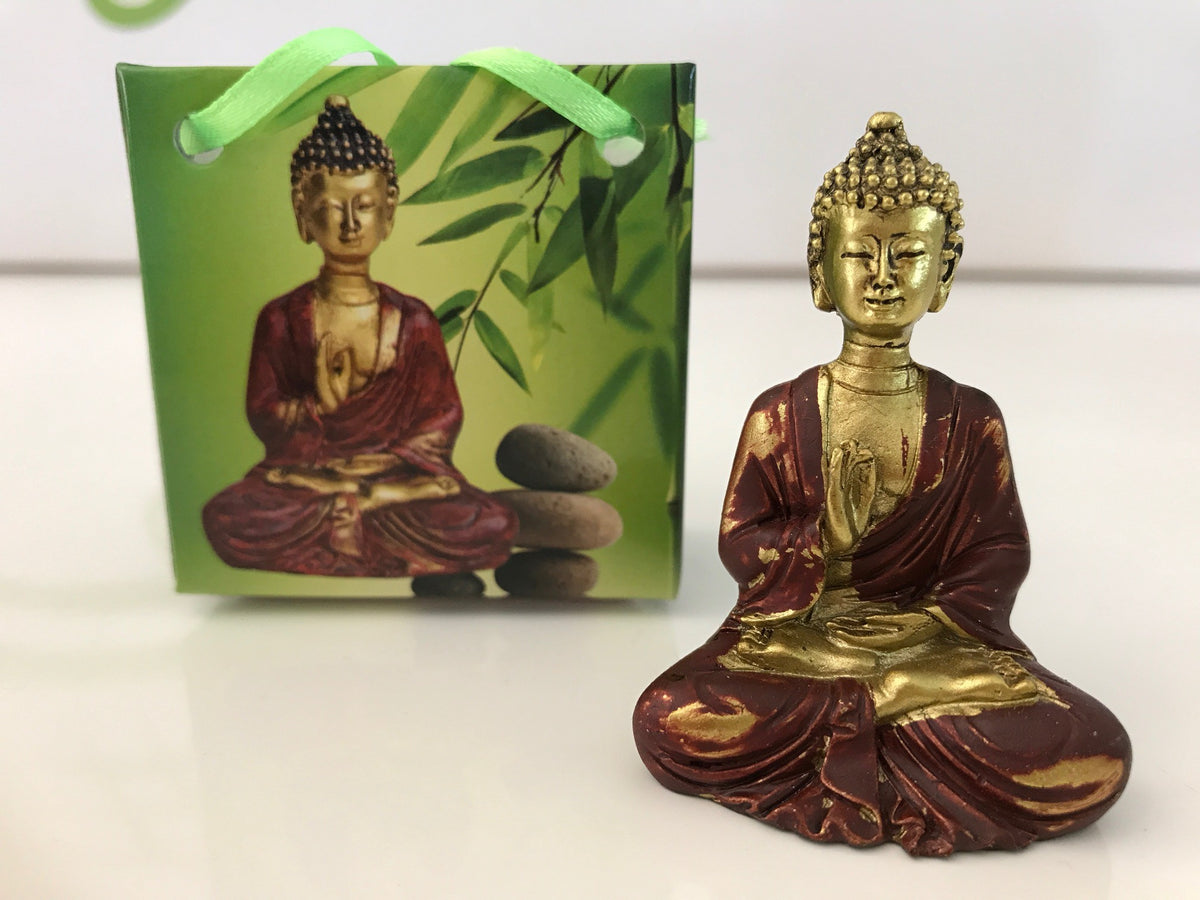 Lille Buddha figur i flot gavepose - variant M