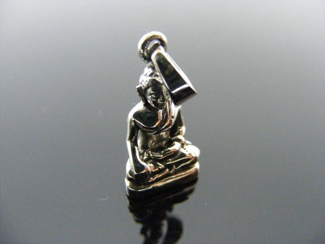 Lille Buddha vedhæng i sølv