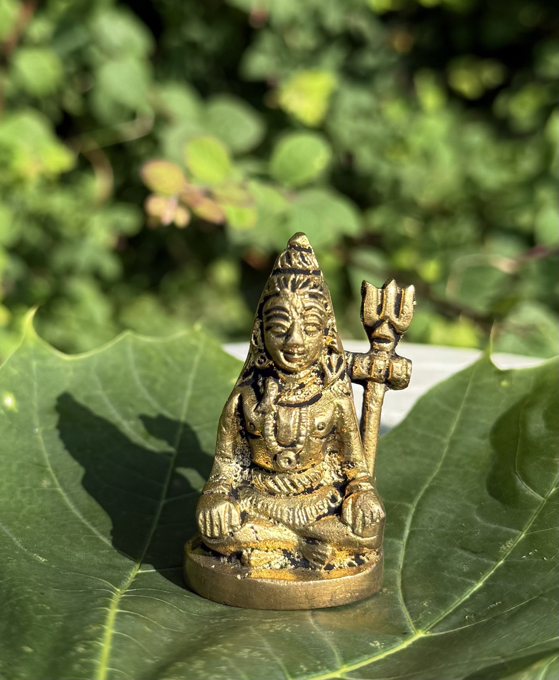Shiva figur i messing 1