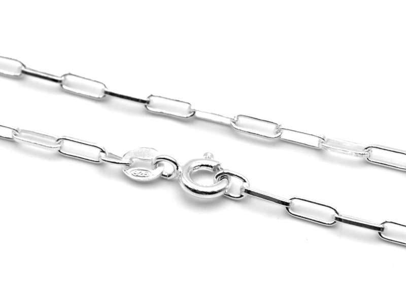 Link halskæde sølv - 40 cm 2