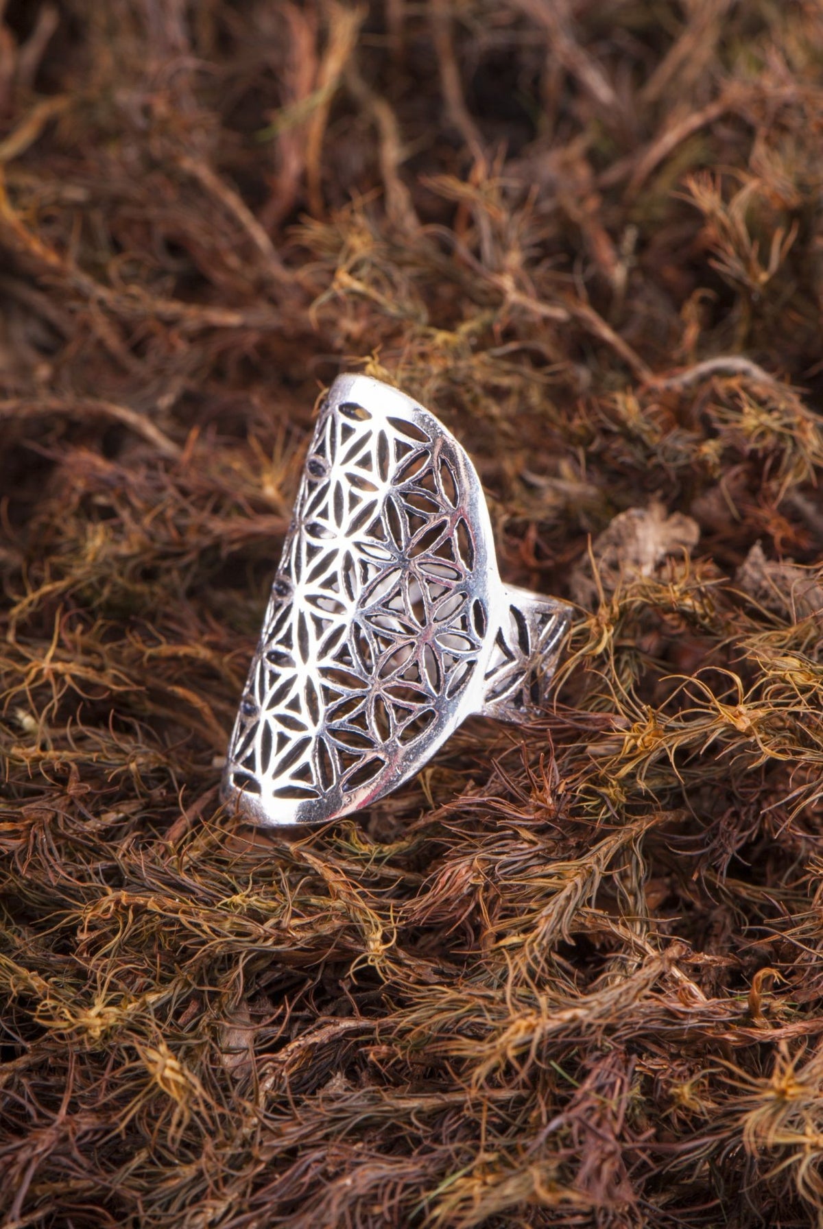 Livets blomst fingerring 1